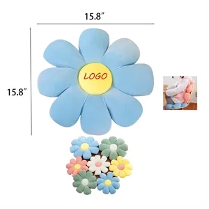 15.8" x 15.8" Simple Daisy Petal Chair Cushion