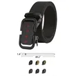 Outdoor Automatic Buckle Woven Belt | https://www.bestnamebadges.com