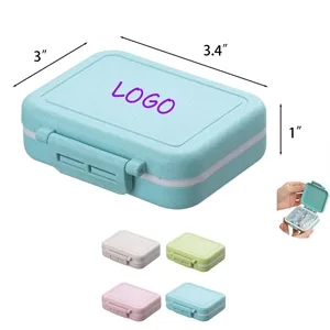 Portable Eco-friendly 3-compartment Pill Organizer
