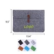 Felt Buttoned A4 Document Sleeve | https://www.bestnamebadges.com