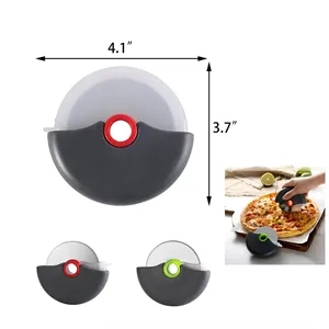 Round Roller Pizza Cutter with Lid