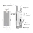 8-in-1 Digital Product Cleaner | https://www.bestnamebadges.com