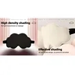 Cloud-Shaped Contoured Sleep Mask | https://www.bestnamebadges.com