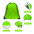 Customizable Multi-Color Drawstring Backpack | https://www.bestnamebadges.com