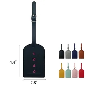 Multi-color PU Leather Luggage Tag