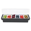 Six Grids Plastic Fruit Salad Platter | https://www.bestnamebadges.com