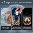 2 Pack Reusable Ice Ball Stones | https://www.bestnamebadges.com