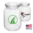 26 oz. ARC Custom printed Candy Flat Lid Jars | https://www.bestnamebadges.com