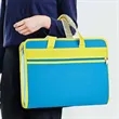 Expanding Hanging File Folder With Handle Zipper Closure | https://www.bestnamebadges.com