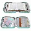 Waterproof Cover Bag with Built In Book Stand & Storage | https://www.bestnamebadges.com