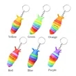 Mini Fidget Slug Key-Chain Toys | https://www.bestnamebadges.com