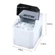 Compact ice maker for home dormitory Selfcleaning Low power | https://www.bestnamebadges.com