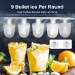 Compact ice maker for home dormitory Selfcleaning Low power | https://www.bestnamebadges.com