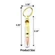 Bullet Bottle Opener Keychain | https://www.bestnamebadges.com