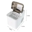 Compact Countertop Ice Maker Automatic Self Cleaning Machine | https://www.bestnamebadges.com