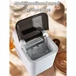 Compact Countertop Ice Maker Automatic Self Cleaning Machine | https://www.bestnamebadges.com
