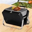 In Stock Portable Foldable BBQ Mini Briefcase Charcoal Grill | https://www.bestnamebadges.com