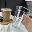 Clear Plastic Cup | https://www.bestnamebadges.com