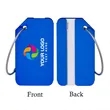 Aluminum Luggage Tag with Name Card | https://www.bestnamebadges.com
