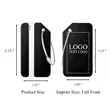 Aluminum Luggage Tag with Name Card | https://www.bestnamebadges.com