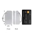 Aluminum Luggage Tag with Name Card | https://www.bestnamebadges.com