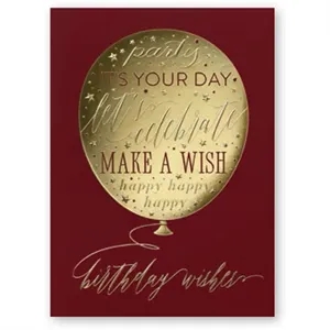 Floating Greeting Birthday Card