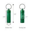 Waterproof Pill Box Keychain | https://www.bestnamebadges.com