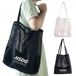 Mesh Shoulder Tote Bag