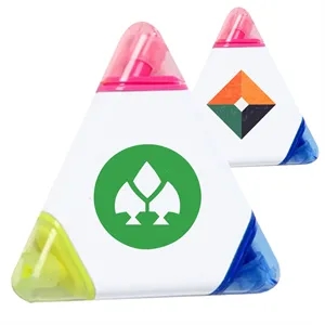 Triangle Plastic Highlighters | https://www.bestnamebadges.com