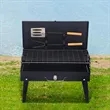 Portable Folding BBQ Grill with Built in Tool Box Set | https://www.bestnamebadges.com