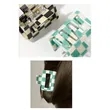 1.97" Multicolored Square Hair Clips  | https://www.bestnamebadges.com
