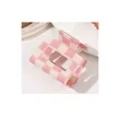 1.97" Multicolored Square Hair Clips  | https://www.bestnamebadges.com