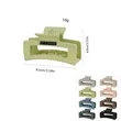 4.13 Inch Medium Square Claw Clips | https://www.bestnamebadges.com