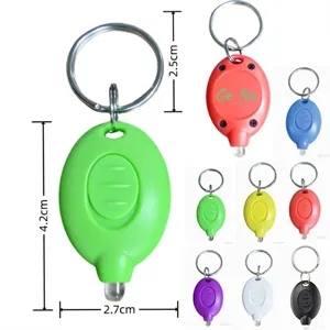 LED Keychain Flashlight Mini Square