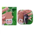 Leather Bottle Opener Keychain | https://www.bestnamebadges.com
