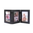 3 Picture Frame Triple Wooden | https://www.bestnamebadges.com