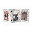 3 Picture Frame Triple Wooden | https://www.bestnamebadges.com