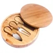 Mini Cheese Cutting Board Knife Set Wood Platter Portable | https://www.bestnamebadges.com