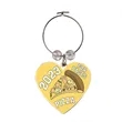 Printed Wine Charms 1" | https://www.bestnamebadges.com