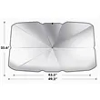 UV proof Car Sunshade Windshield Umbrella Heat Protection | https://www.bestnamebadges.com