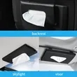 Car Sunroof Hanging Leather Mask Tissue Box | https://www.bestnamebadges.com