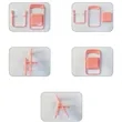 Mini Folding Chair Cell Phone Stand Desktop Foldable  | https://www.bestnamebadges.com