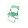 Mini Folding Chair Cell Phone Stand Desktop Foldable  | https://www.bestnamebadges.com