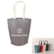 Non-woven Round Bottom Bucket Bag | https://www.bestnamebadges.com