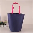 Non-woven Round Bottom Bucket Bag | https://www.bestnamebadges.com