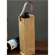 Washed Kraft Paper Wine Tote Bag | https://www.bestnamebadges.com