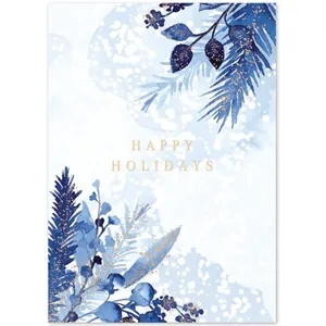 Holiday Blue Card