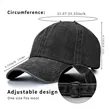 Vintage Washed Baseball Cap Custom Logo Adjustable Hat | https://www.bestnamebadges.com