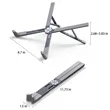 Adjustable Aluminum Laptop Cooling Stand Portable Foldable | https://www.bestnamebadges.com