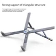 Adjustable Aluminum Laptop Cooling Stand Portable Foldable | https://www.bestnamebadges.com